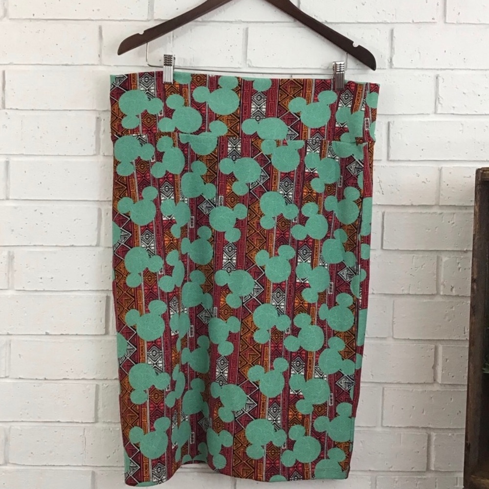 Lularoe Mickey Mouse Cassie Pencil Skirt